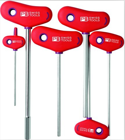 PB Swiss ToolsT型內(nèi)六角6件套PB 1445（207.L/3,4,5,6,8,10）